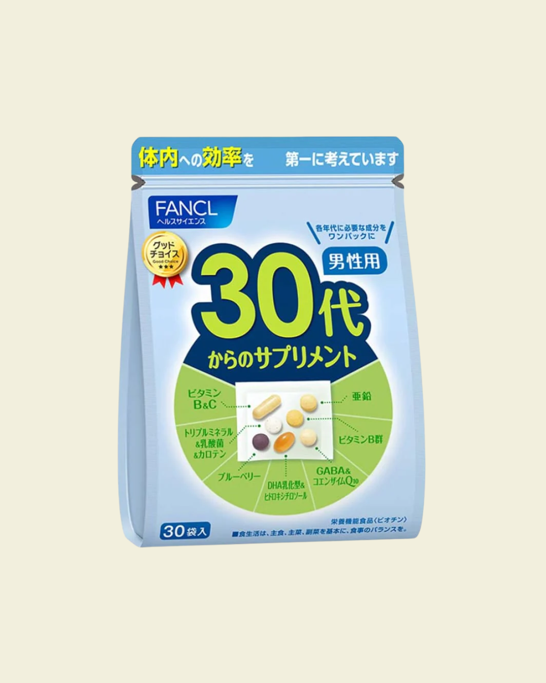 FANCL Good Choice Men’s 30s (30-Day Supply)