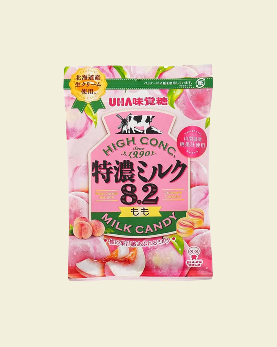 UHA Mikakuto Tokunou Milk 8.2 (Peach)