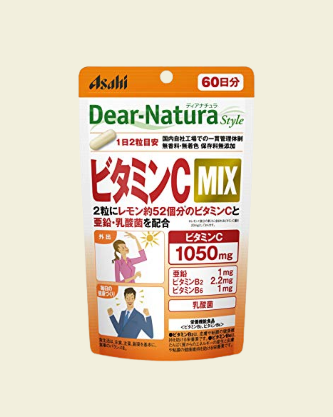 Asahi Dear-Natura Style Vitamin C (60-day supply)