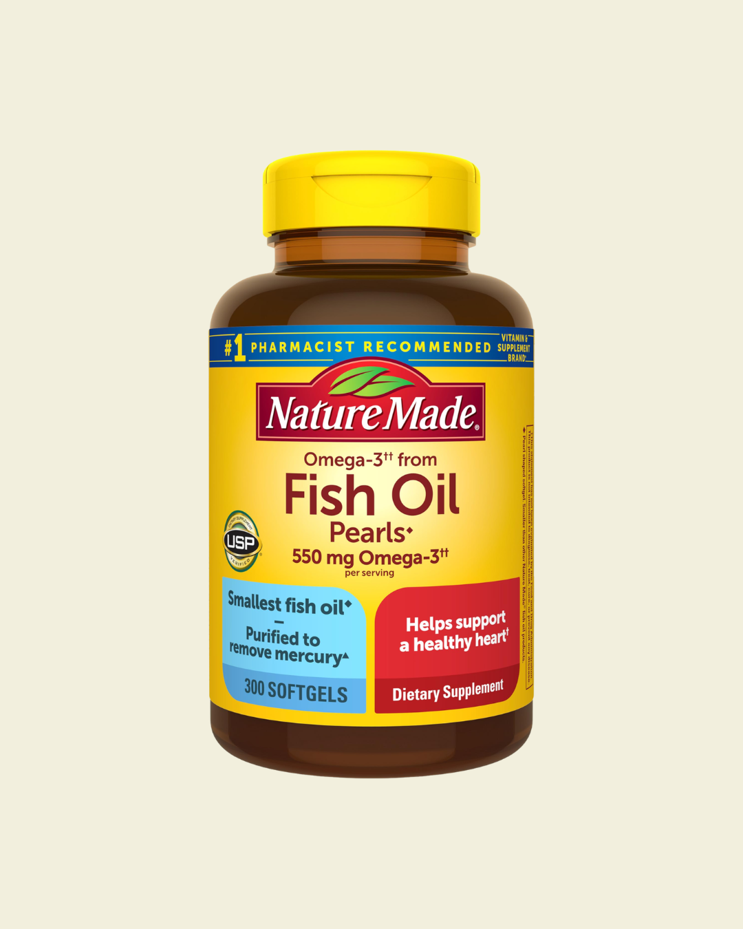 Nature Made Fish Oil Pearl (180 Capsules)
