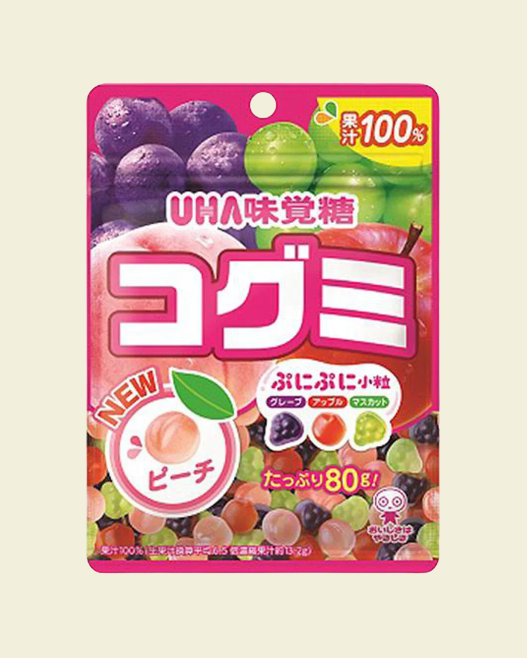 Kasugai Kogumi Gummy: Fruit Assortment (80g)