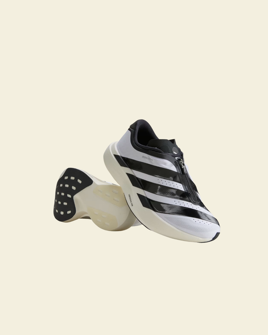 adidas Adizero Evo SL ZIP Cloud White / Core Black / Silver Metallic
