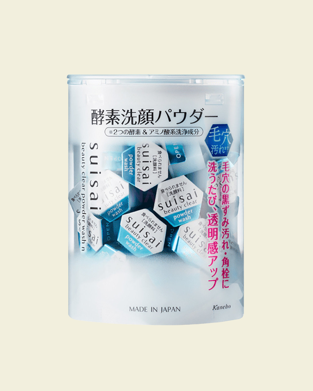 Kanebo Suisai Beauty Clear Powder Wash 32-Capsule Regular Pack