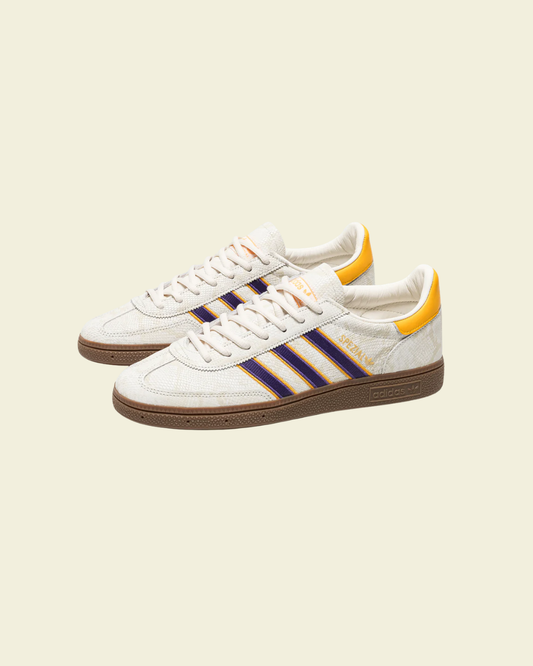 adidas Originals Handball Spezial Core White / Collegiate Purple / Crew Yellow