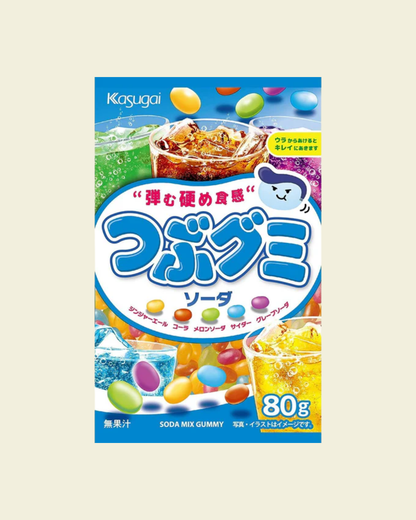 Kasugai Tsubu Gummy (80g/85g)