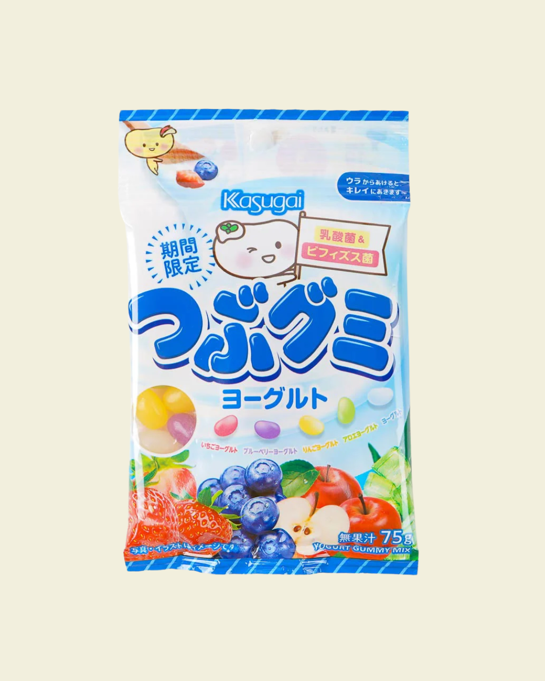 Kasugai Tsubu Gummy (80g/85g)