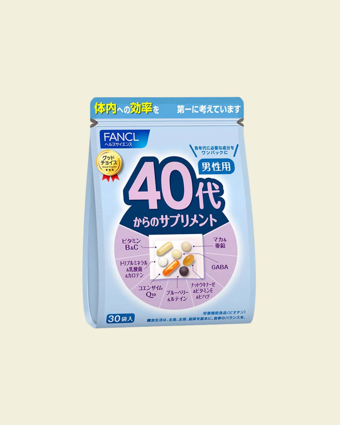 FANCL Good Choice Men’s 40s (30-Day Supply)