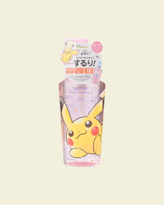Softymo Speedy Cleansing Oil: Pokémon Limited Edition (Pikachu)