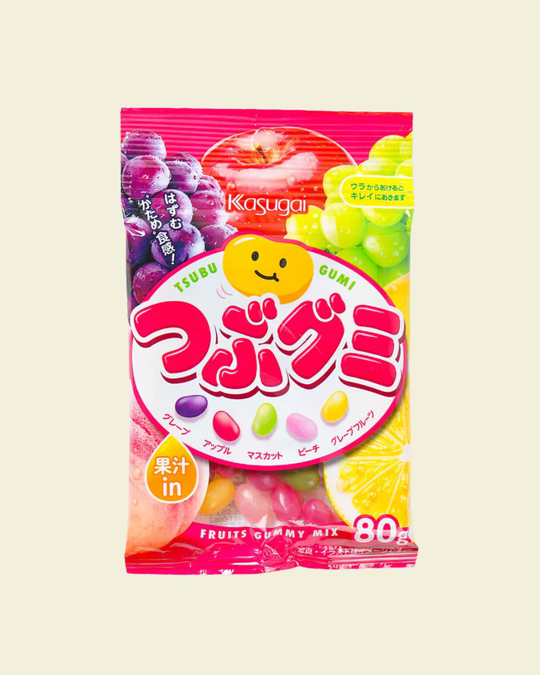 Kasugai Tsubu Gummy (80g/85g)