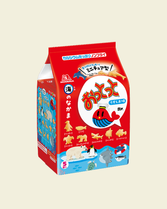 Morinaga Ottotto (Light Salt Flavor) - Blue Bear Edition (5-Bag Share Pack)