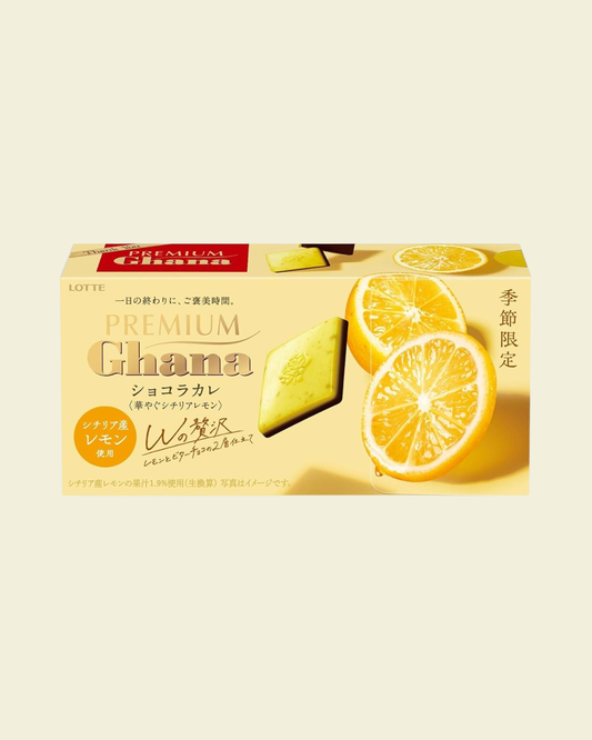 Lotte Premium Ghana "Sicilian Lemon" Chocolate
