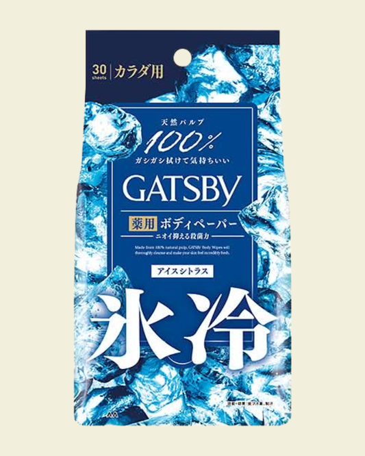 GATSBY Ice-Type Deodorant Body Wipes Ice