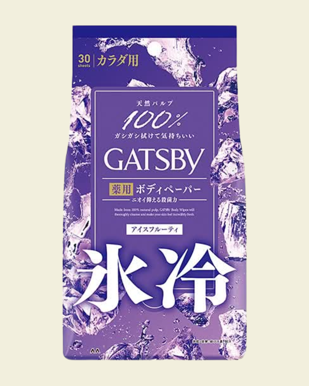 GATSBY Ice-Type Deodorant Body Wipes Ice