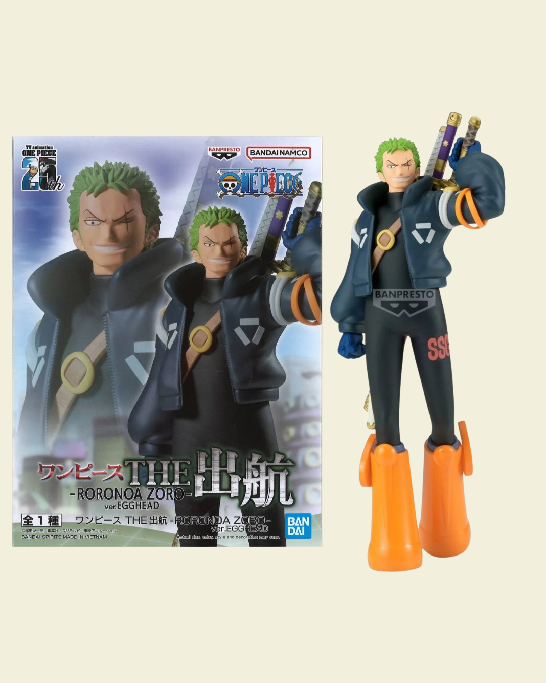 BANPRESTO ONE PIECE THE SHUKKO RORONOA ZORO (Egghead VER.)