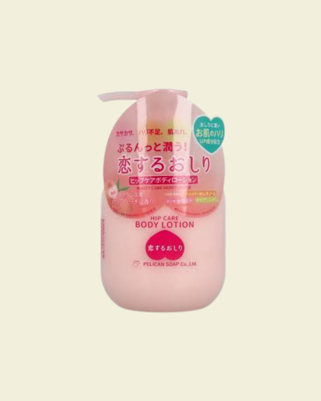 Pelican Soap, Koisuru Butt, Hip Care, Body Lotion, Sweet Peach Scent, 6.8 fl oz (200 ml)
