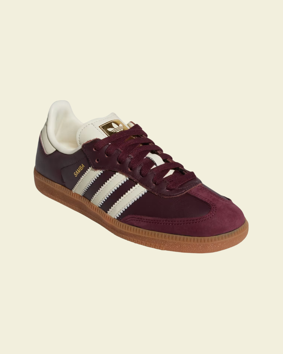 adidas Samba OG (サンバ OG / SAMBA OG) Maroon / Cream White / Gold Metallic