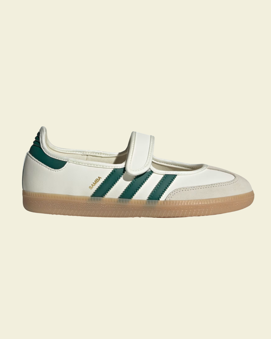 Adidas SAMBA JANE Off White / Collegiate Green / Gold Metallic