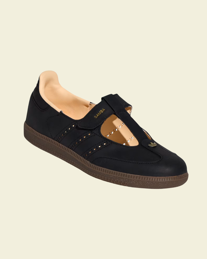 adidas Originals Samba Jane (T-Strap Edition) Core Black / Crystal Sand / Gum