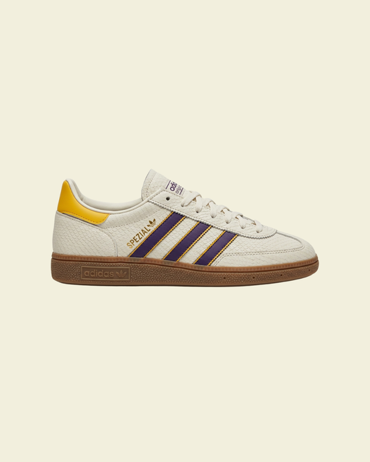 adidas Originals Handball Spezial Core White / Collegiate Purple / Crew Yellow