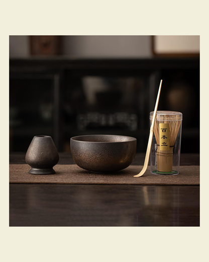 Bamboo Ceramic Matcha Set