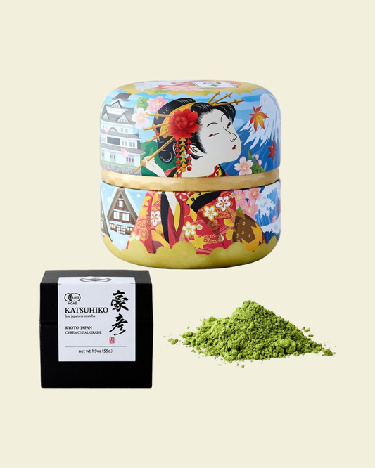 (Gouhiko) KATSUHIKO Domestic Organic Matcha 55g "Ceremony Grade"