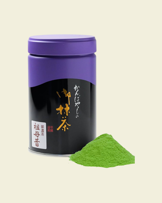 Kanbayashi Shunsho Honten "Baba Mukashi" (祖母昔) Ceremonial Grade Uji Matcha (40g Sealed Tin)