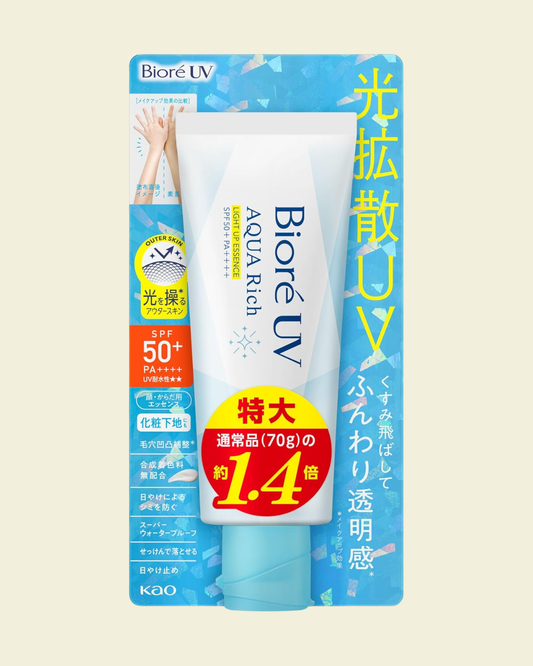 Bioré UV Aqua Rich Light Up Essence 100g Sunscreen SPF50